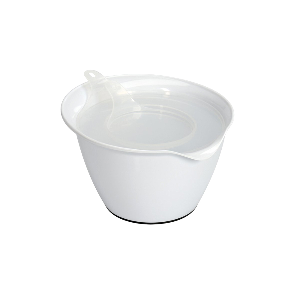 bowl para verter con pico blanco 2,5 l patisserie