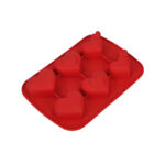 molde para 6 mini roscas 3 diferentes disenos d7,5 cm heart flexo style