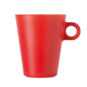 taza latte macchiato rojo ”ooh magico”, Leonardo