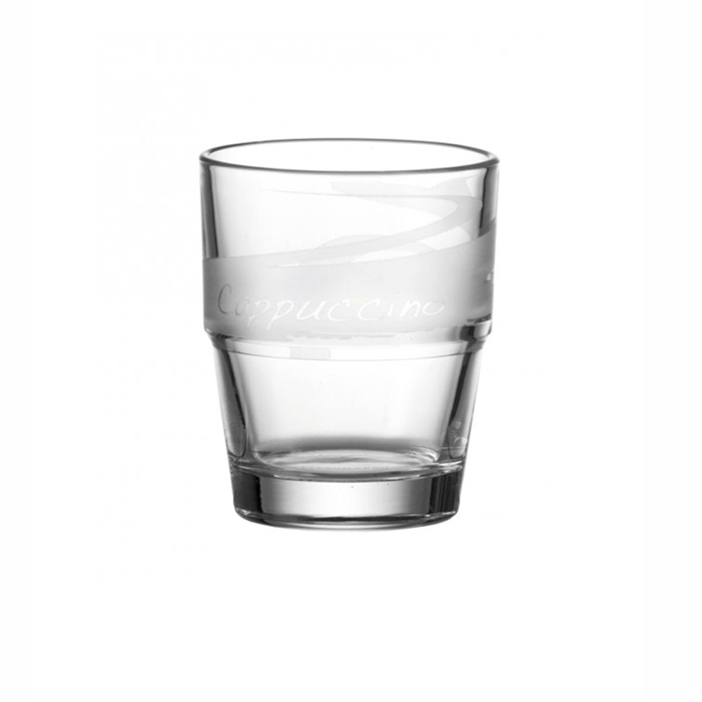 vaso cappuccino satinado compacto solo, Leonardo