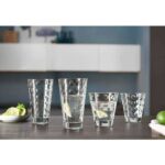 Juego de 8 vasos, ”OPTIC”, Leonardo