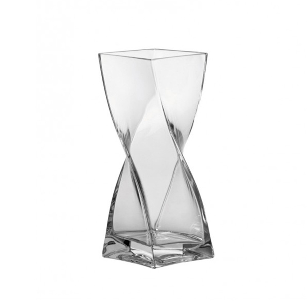 florero de vidrio 20 cm swirl, Leonardo