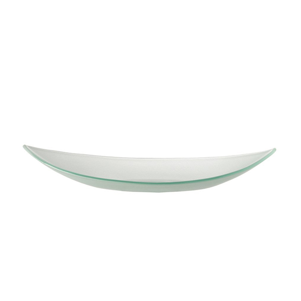 bowl blanco satinado 5×33 cm barca, Leonardo