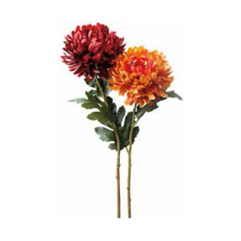 flor de crisantemo varios colores h72 cm castagna, Leonardo