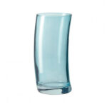 vaso azul claro oscilado 450 ml h16 cm ”swing”, Leonardo