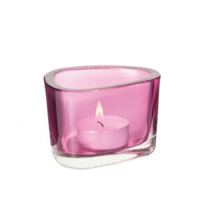 portavelas violeta h6 cm organic, Leonardo