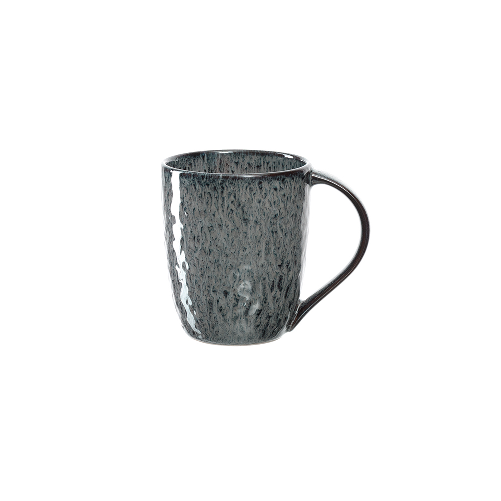 taza de cerámica gris 430 ml ”matera”, Leonardo