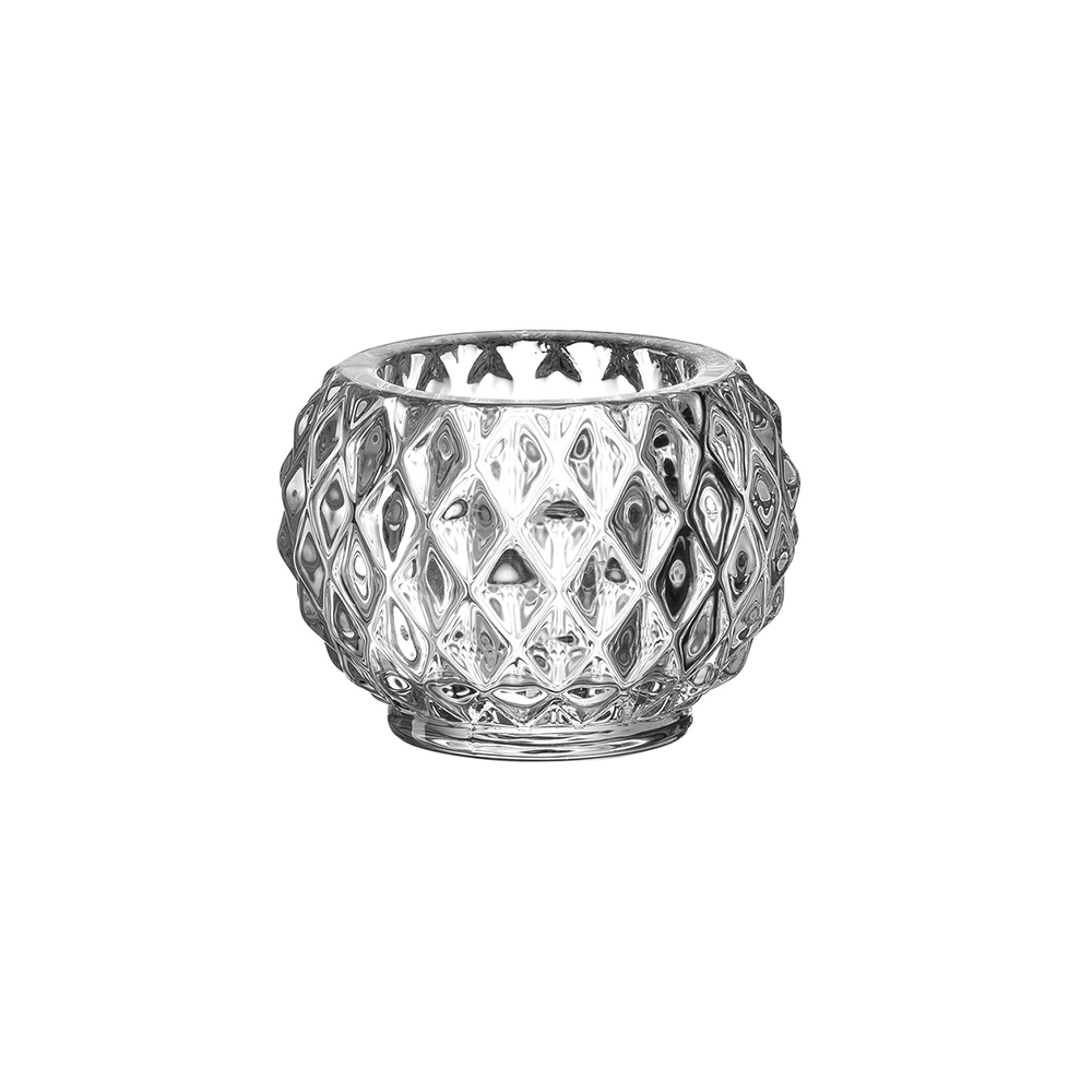 Candelero Transparente 5 cm ”poesía”, Leonardo