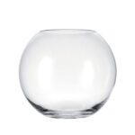 florero redondo de vidrio h20 cm d20 cm boccia, Leonardo