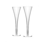 juego de flautas para champagne 2 pzs 200 ml h27 cm nizza, Leonardo