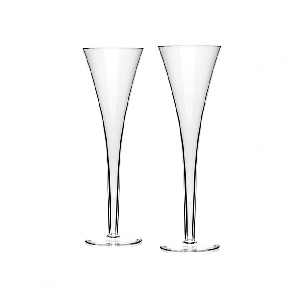 juego de flautas para champagne 2 pzs 200 ml h27 cm nizza, Leonardo