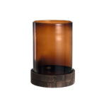 lampara hurricane café con base 38 cm leo, Leonardo