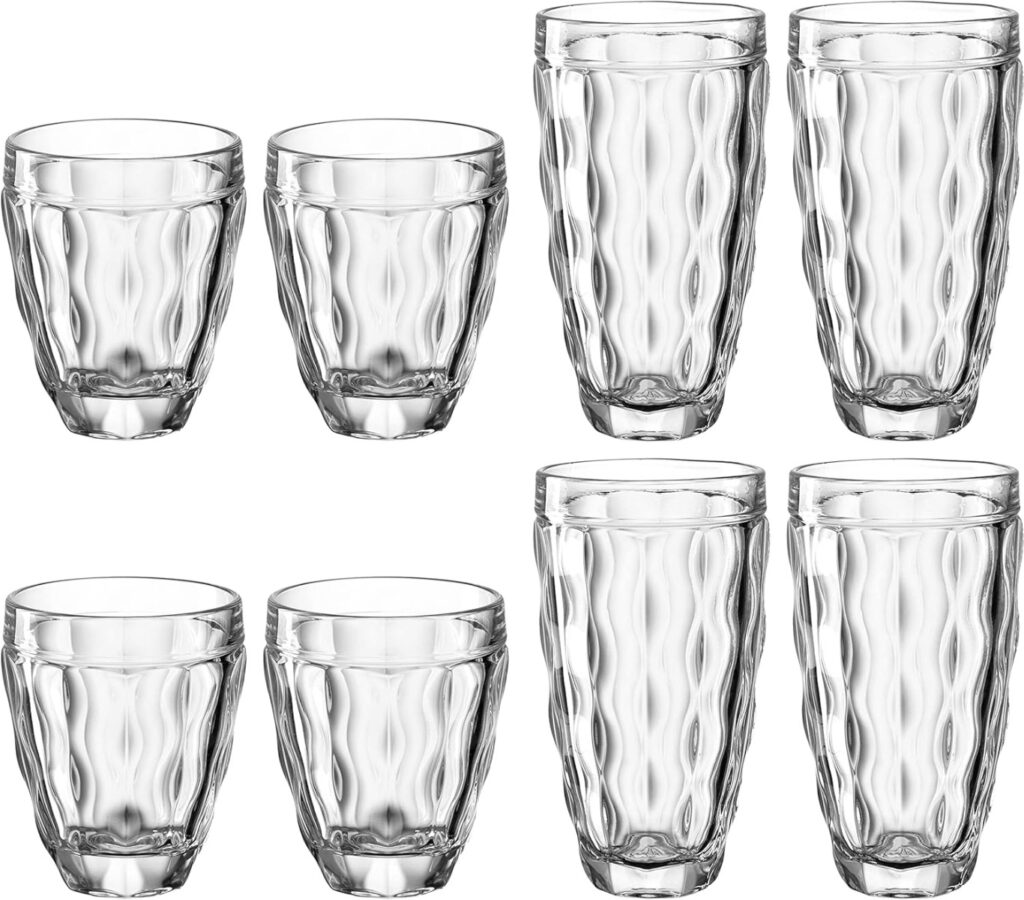 Juego de 8 vasos, ”BRINDISI”, Leonardo