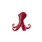 figura decorativa pulpo rojo 4×5 cm mare, Leonardo