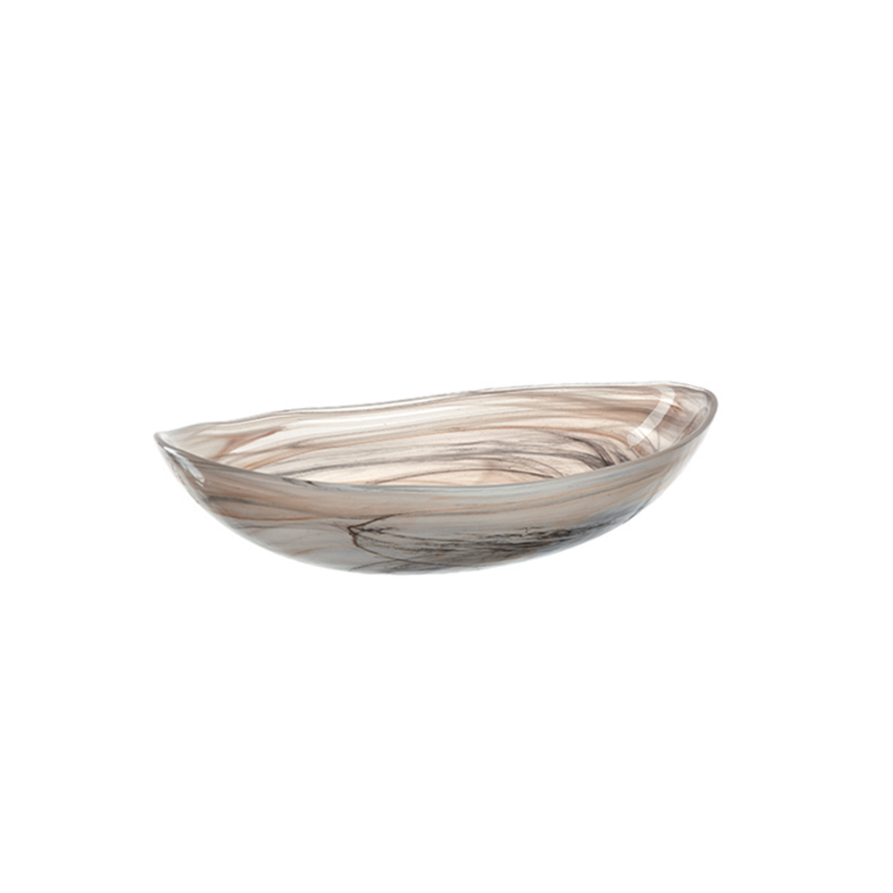 bowl oval beige 22 cm ”alabastro”, Leonardo