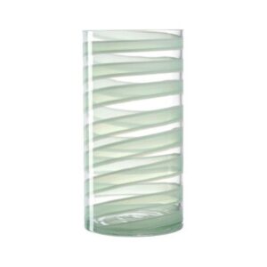 Florero verde de 30 cm, ”FASCIA”, Leonardo