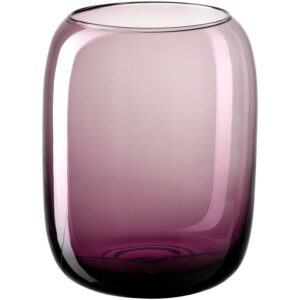 Portavelas camminata violeta 22 cm, LEONARDO