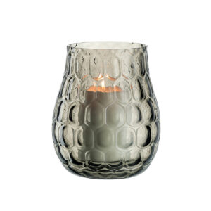 portavelas gris 27 cm optico, Leonardo