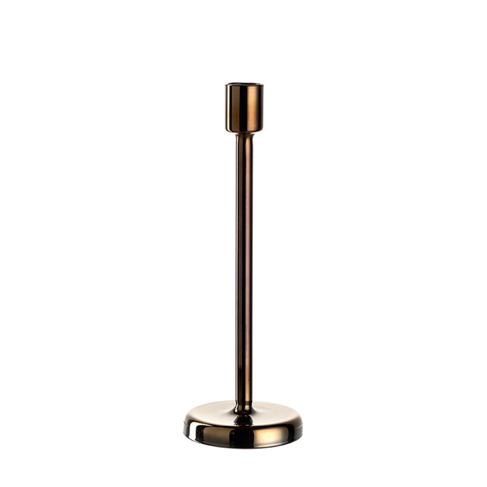 candelero café metalico 24 cm como, Leonardo