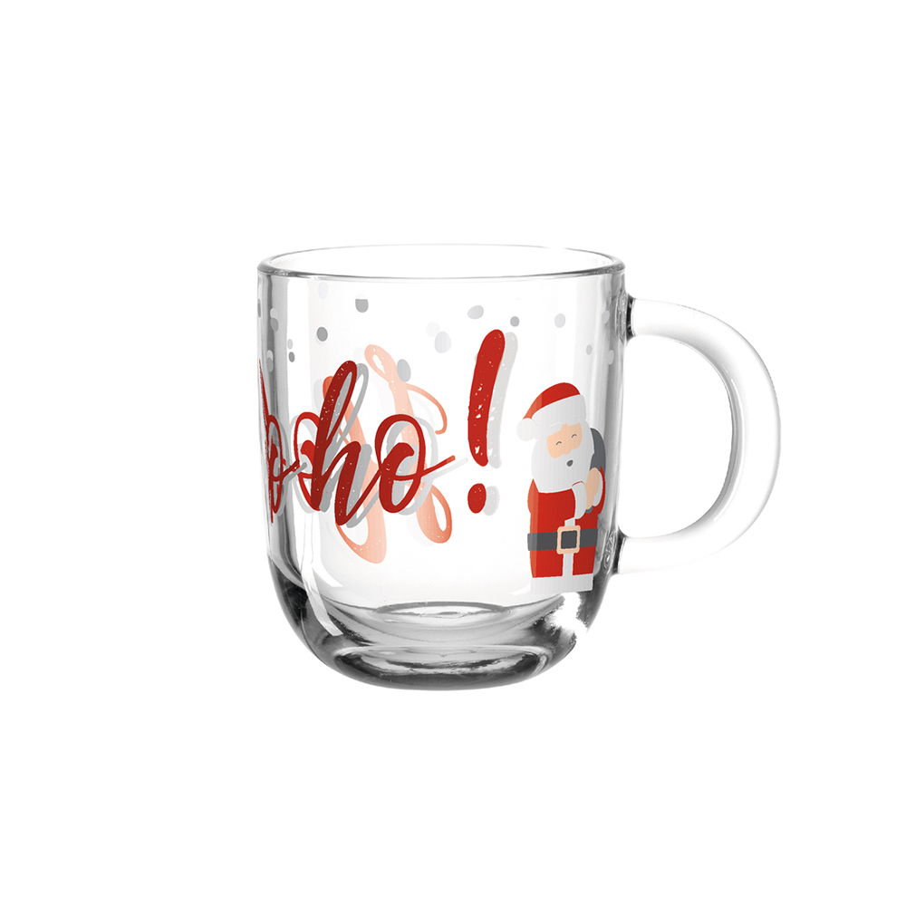 juego de taza 400ml ho ho! santa claus, Leonardo
