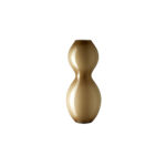 florero de vidrio beige 32 cm coco, Leonardo