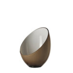 portavela de vidrio beige 21 cm coco, Leonardo