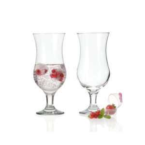 juego de 6 pzs 2 copas para coctel y 4 moldes para hielo, Leonardo