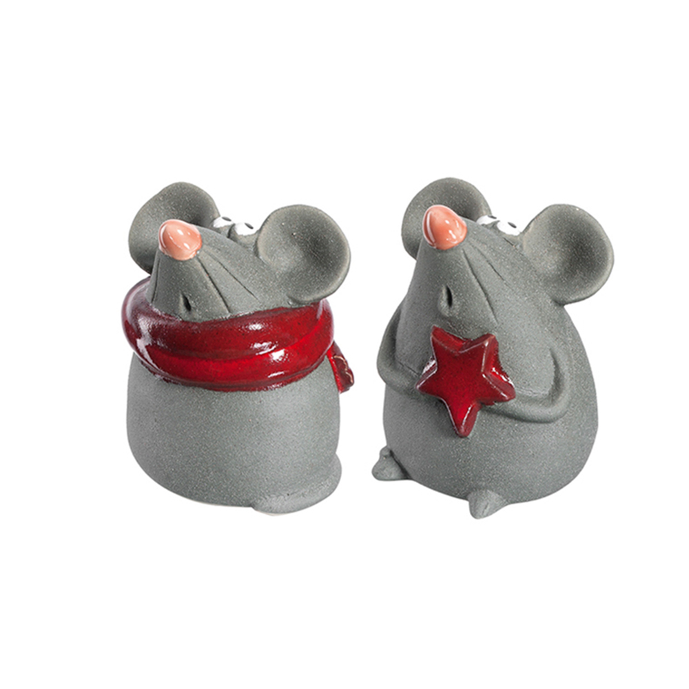 Ratón navideño de 9 cm ”VIVO”, Leonardo