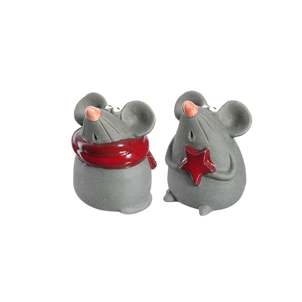 Ratón navideño de 11 cm ”VIVO”, Leonardo