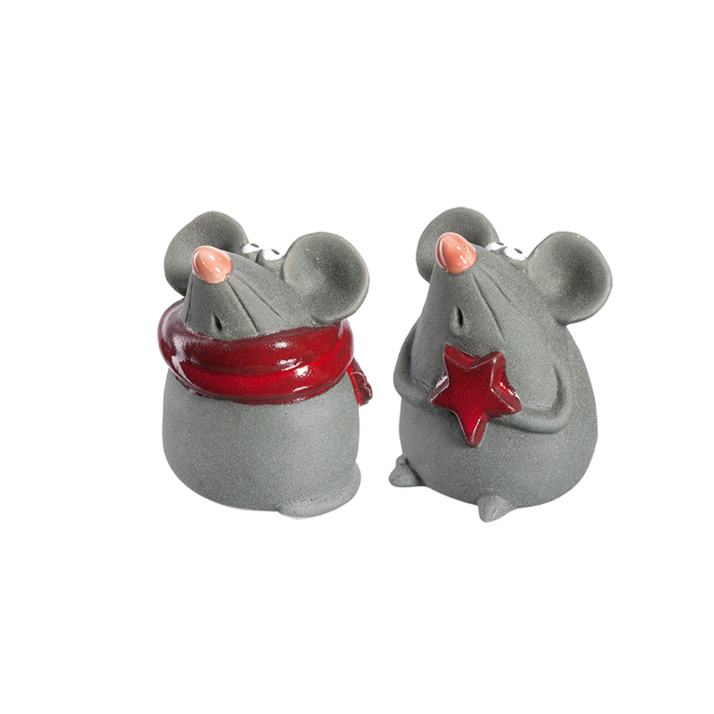 Ratón navideño de 14 cm ”VIVO”, Leonardo