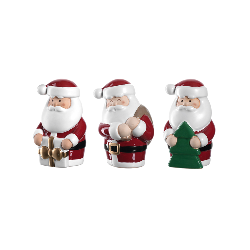 santa rojo 11 cm vivo ”clause”, Leonardo