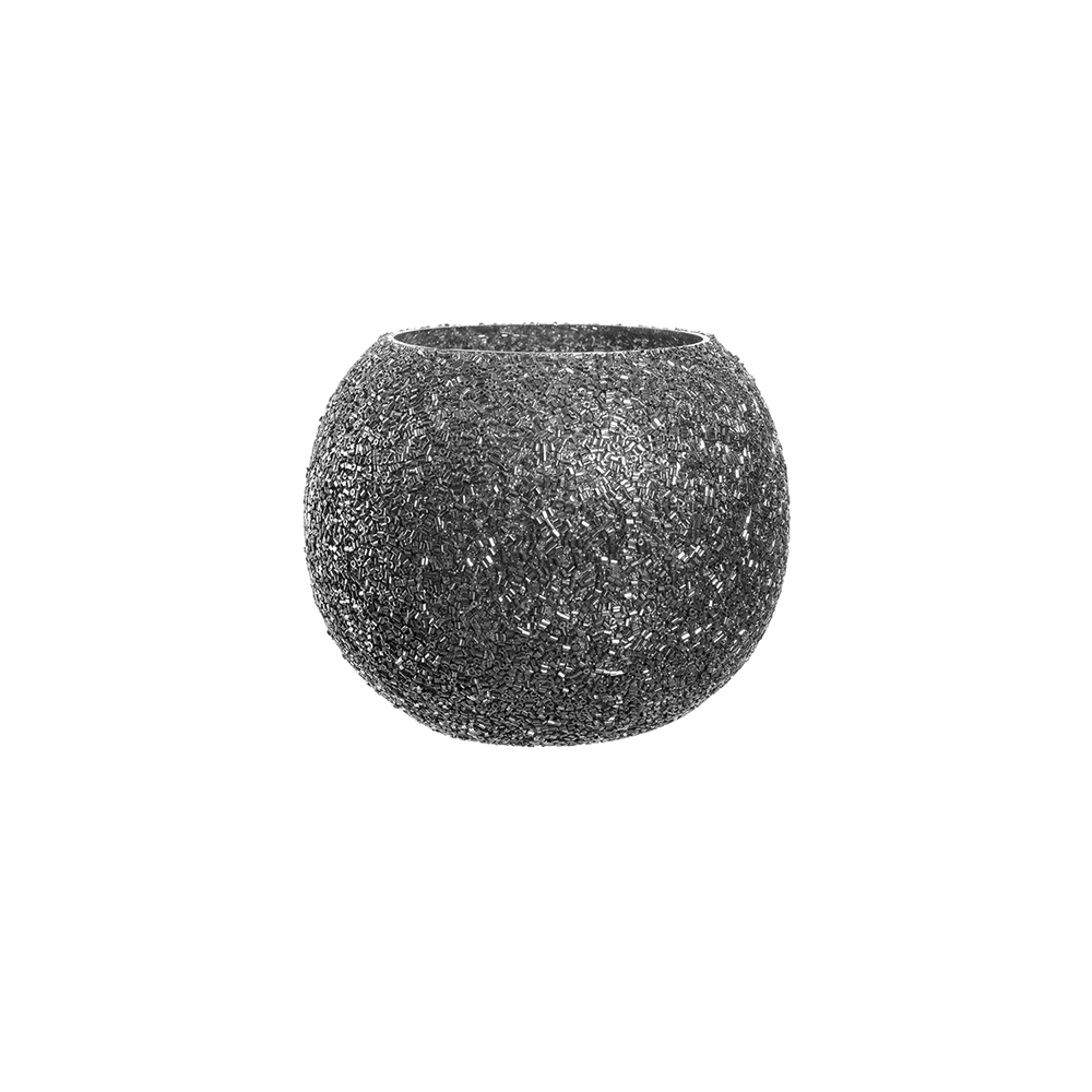 portavela perlas café 10 cm ”aurora”, Leonardo