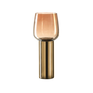 portavela mango de metal 21 cm ”aurora” leo, Leonardo