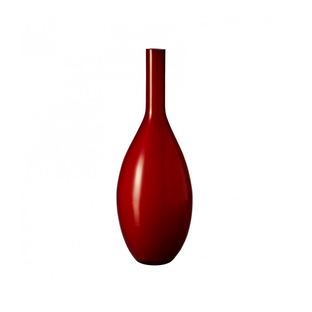 florero de vidrio rojo 65 cm ”beauty”, Leonardo