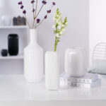 Florero blanco de 27 cm ”milano”, Leonardo