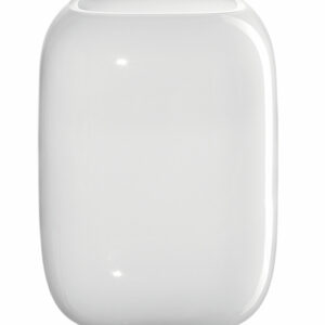 Florero blanco de 20 cm ''milano'', Leonardo