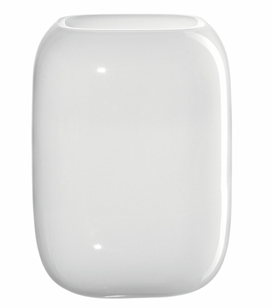 Florero blanco de 20 cm ”milano”, Leonardo