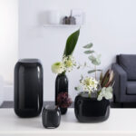 Florero gris de 28 cm ”milano”, Leonardo