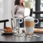 juego de 2 tazas y 2 cucharas para macchiato 260 ml h15 cm spoon, Leonardo