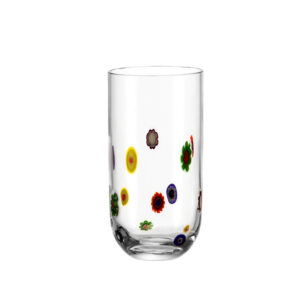 vaso largo 390 ml h15 cm ''millefiori'', Leonardo