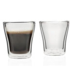 juego de 2 vasos doble pared 75 ml duo, Leonardo