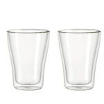 juego de 2 vasos doble pared 345 ml l duo, Leonardo