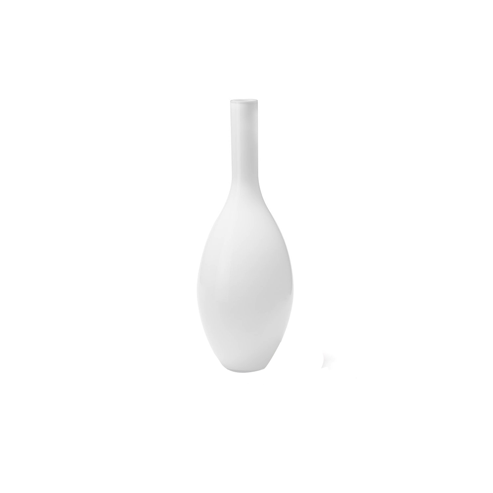 florero de cristal blanco 39 cm ”beauty”, Leonardo