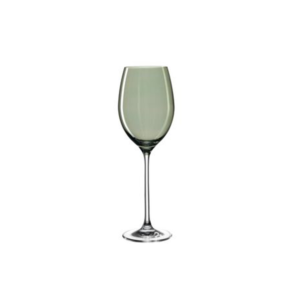 copa para vino verde 400 ml ”lucente”, Leonardo