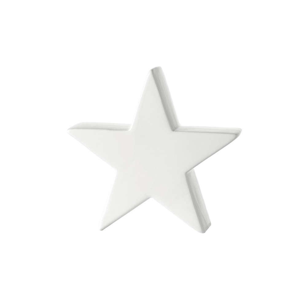 estrella blanca 19 cm porcel, Leonardo