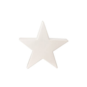 estrella blanca 23 cm porcel, Leonardo