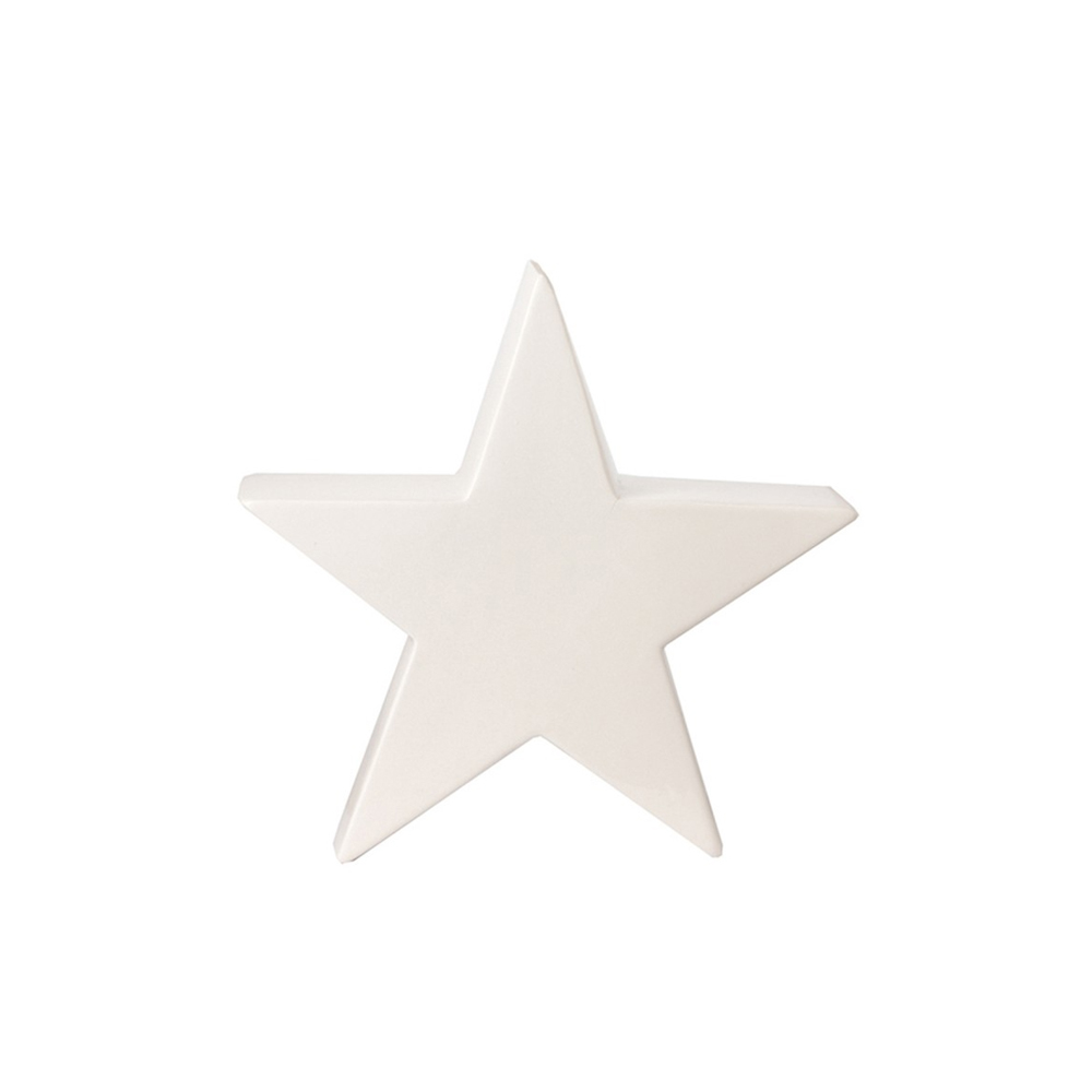 estrella blanca 23 cm porcel, Leonardo