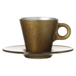 set de espresso oro metalico ”ooh magico”, Leonardo