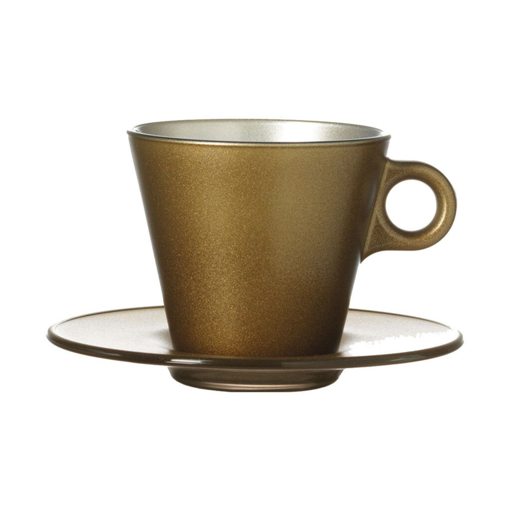 set de cappuccino dorado metalico ”ooh magico”, Leonardo