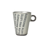 taza macchiato gris grafia ”ooh magico”, Leonardo